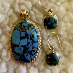 Rare Ithaca Turquoise/Copper beautiful